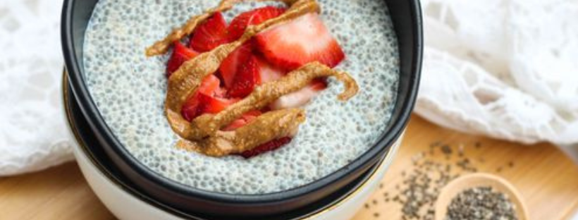 Almond Strawberry Chia Pudding - Anderson's Nutrition