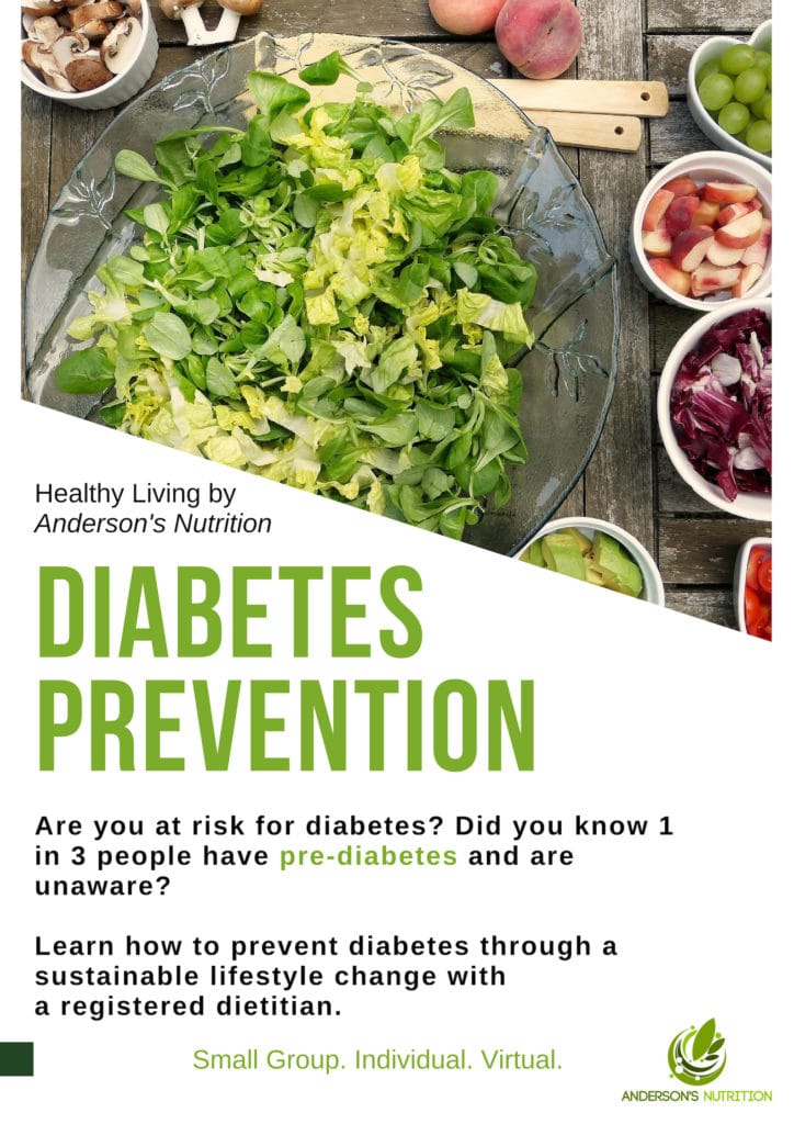 Diabetes Prevention Dietitian Diet Anderson's Nutrition