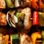 Baked Honey Lime Chicken Kabobs