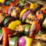Baked Honey Lime Chicken Kabobs