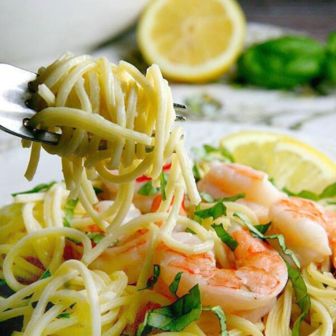 Creamy Lemon Shrimp Pasta Anderson's Nutrition