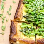 Baked Ricotta Tart with Spring Veggies